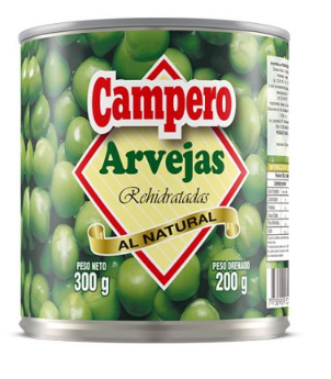 ARVEJAS CAMPERO 300 GR.