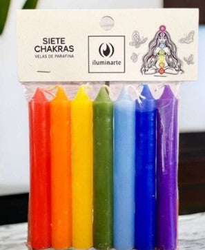 VELAS 7 CHAKRAS PARAFINA