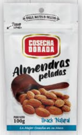 ALMENDRAS PELADAS 100 GR.