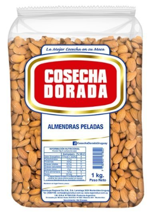 ALMENDRAS PELADAS ENTERAS 1 KG.