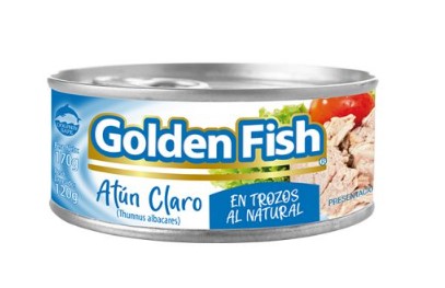 ATUN LOMOS AL NATURAL GOLDEN FISH 170 GR.