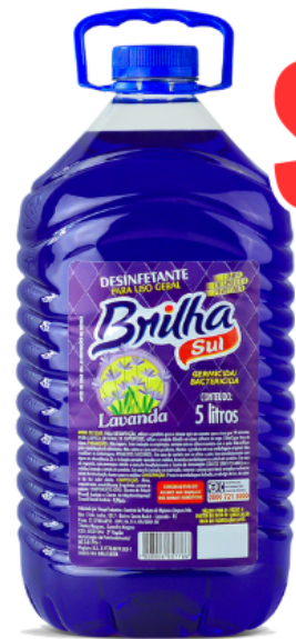 DESINFECTANTE BRILHA FRAGANCIAS 5 LT.
