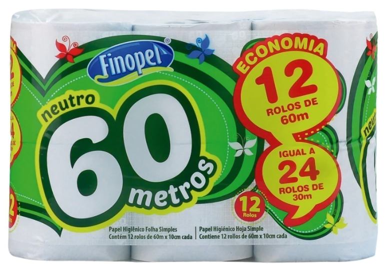 PAPEL HIGIÉNICO FINOPEL X 12