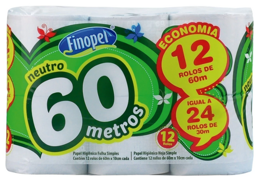 PAPEL HIGIÉNICO FINOPEL X 12