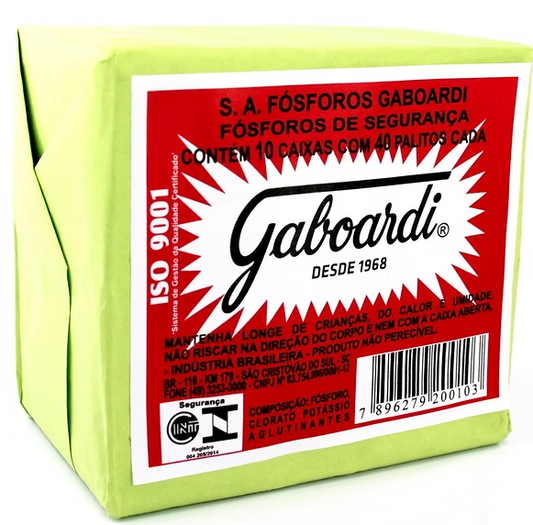 FÓSFORO GABOARDI x10 CAJAS