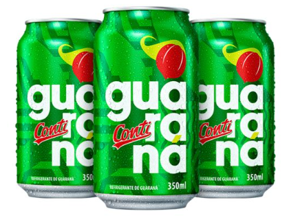 REFRESCO CONTI GUARANÁ LATA 350 ML.