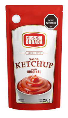 KETCHUP COSECHA DORADA 200 GR.