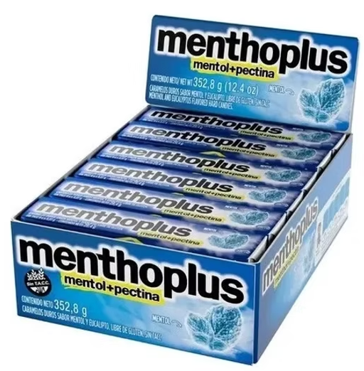 PASTILLA MENTHOPLUS x12 UNID. CHERRY/MIEL/MENTOL