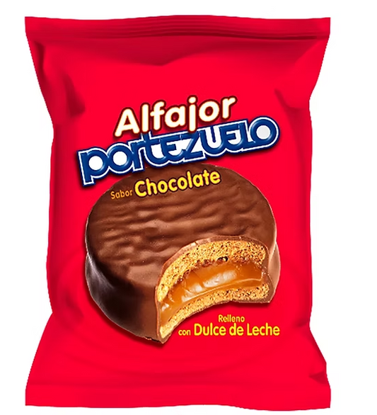 ALFAJOR PORTEZUELO SIMPLE CHOCOLATE - DISPLAY x18 UNID.