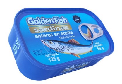 SARDINAS ENTERAS EN ACEITE 125 GR.