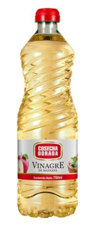 VINAGRE DE MANZANA COSECHA DORADA 750 ML.